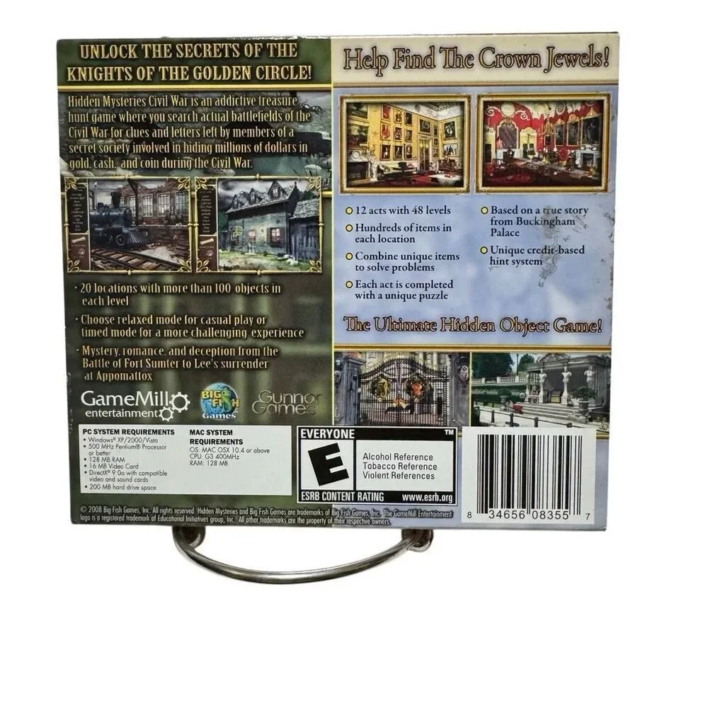 Hidden Mysteries - Civil War and Buckingham Palace Combo Pack PC Video Game